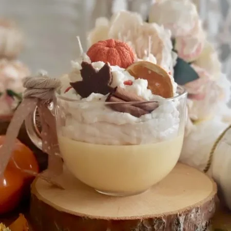 ΧΕΙΡΟΠΟΙΗΤΑ ΚΕΡΙΑ CINNAMON & CREAMY ORANGE (ΚΟΛΟΚΥΘΑ) ΜΕ ΧΡΙΣΤΟΥΓΕΝΝΙΑΤΙΚΟ ΑΡΩΜΑ