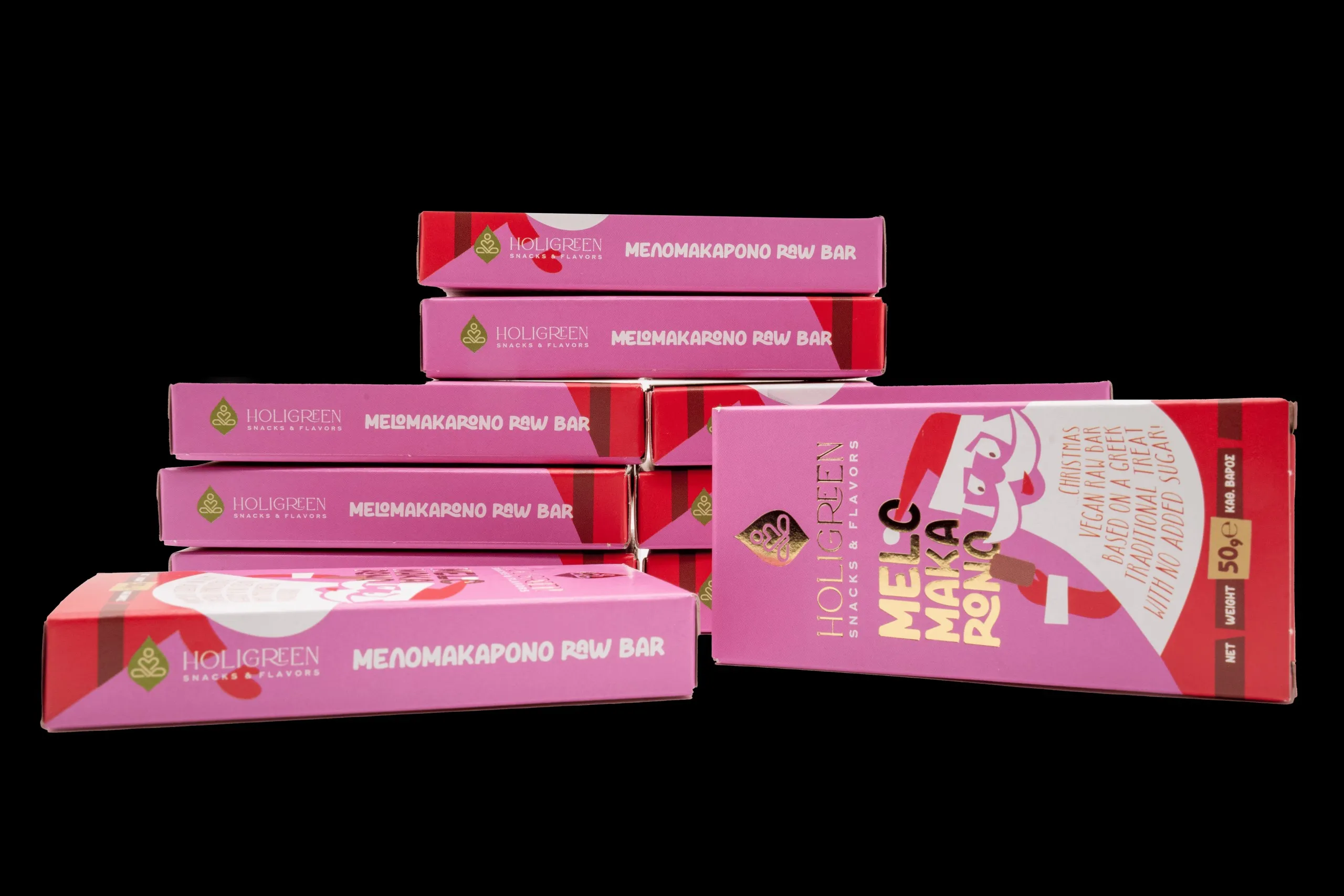 ΜΠΑΡΑ ΜΕΛΟΜΑΚΑΡΟΝΟ ΧΕΙΡΟΠΟΙΗΤΗ 50ΓΡ HOLIGREEN