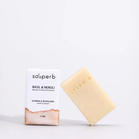Σαπούνι Βασιλικός και Νερόλι 50gr – Soaperb Basil & Neroli