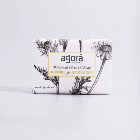 ΣΑΠΟΥΝΙ ΧΑΜΟΜΗΛΙ ΓΙΑ ΤΙΣ ΕΥΑΙΣΘΗΤΕΣ ΠΕΡΙΟΧΕΣ, 120ΓΡ AGORA – CHAMOMILE FOR SENSITIVE AREAS