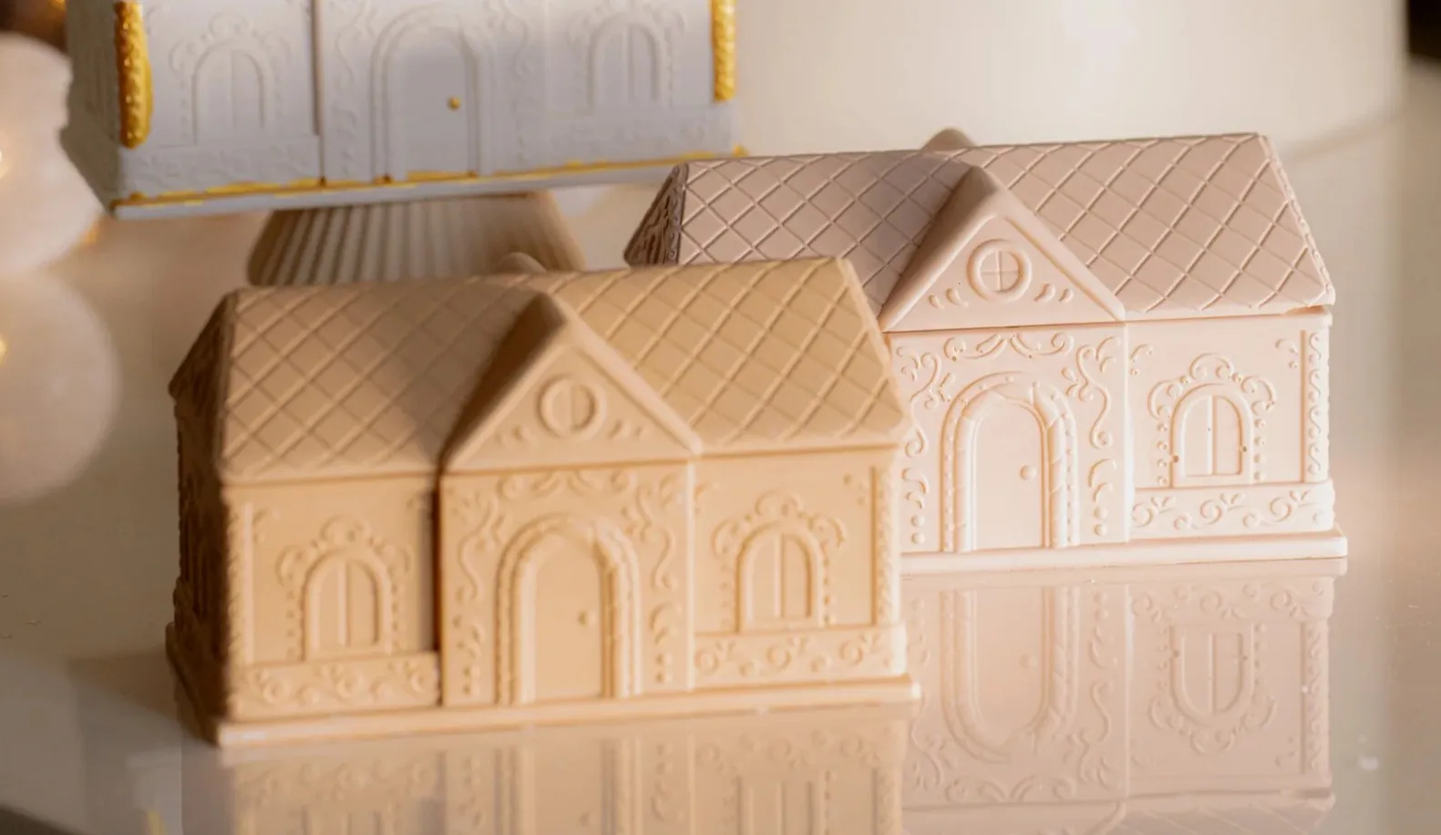 Κερί Home Sweet Home Μεγάλο 250gr με Άρωμα Γιορτινό Γκι - Image 2