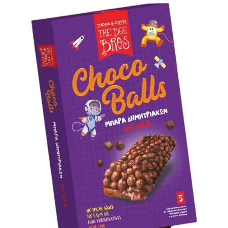 Μπάρες Δημητριακών με Μέλι και Σοκολάτα 5x25gr The Bee Bros