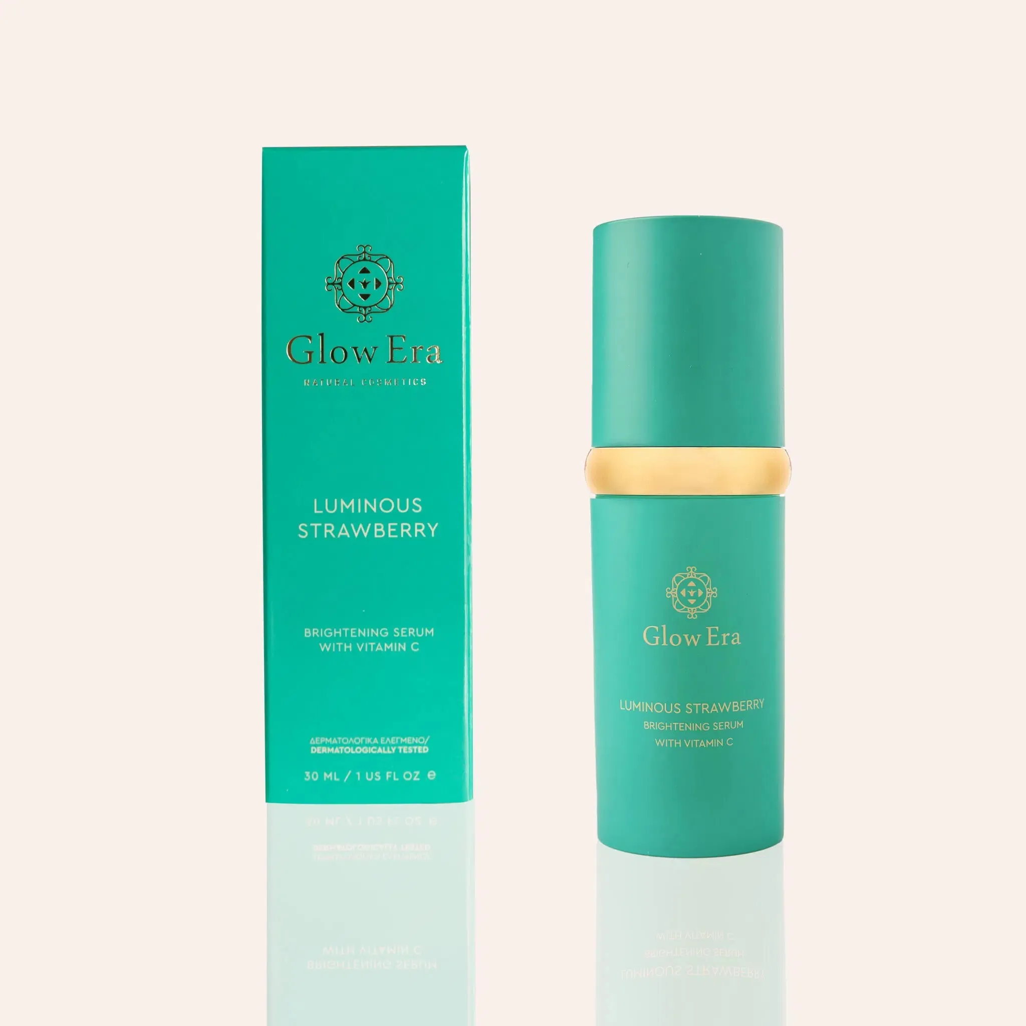 Ορός Λεύκανσης Glow Era Luminous Strawberry Brightening Serum 30ml - Image 3