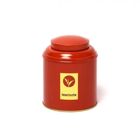 Κουτί Μεταλλικό Κόκκινο Ο Δρόμος του Τσαγιού 125gr