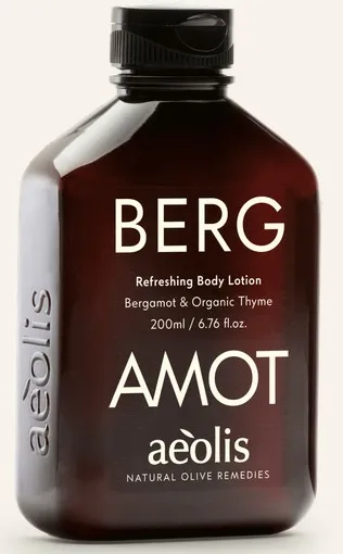 Γαλάκτωμα Σώματος Περγαμόντο & Βιολογικό Θυμάρι 200ml Aeolis