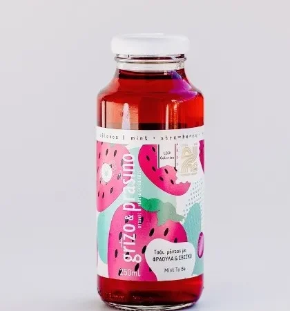 Mint To Be 250ml – Τσάι Μέντας με Φράουλα και Ιβίσκο