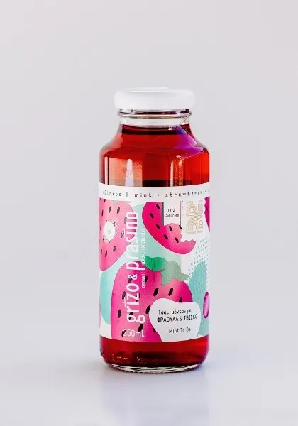 Mint To Be 250ml - Τσάι Μέντας με Φράουλα και Ιβίσκο