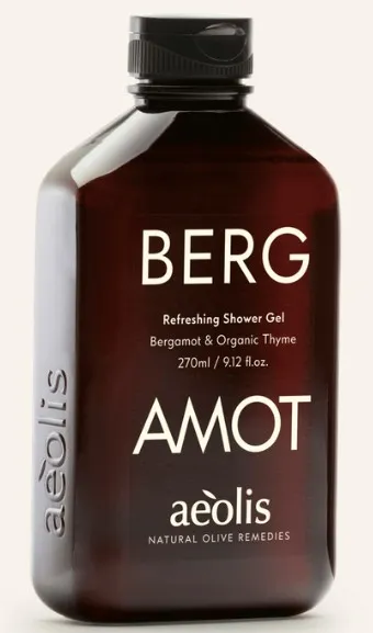 Αφρόλουτρο Περγαμόντο & Βιολογικό Θυμάρι 270ml Aeolis