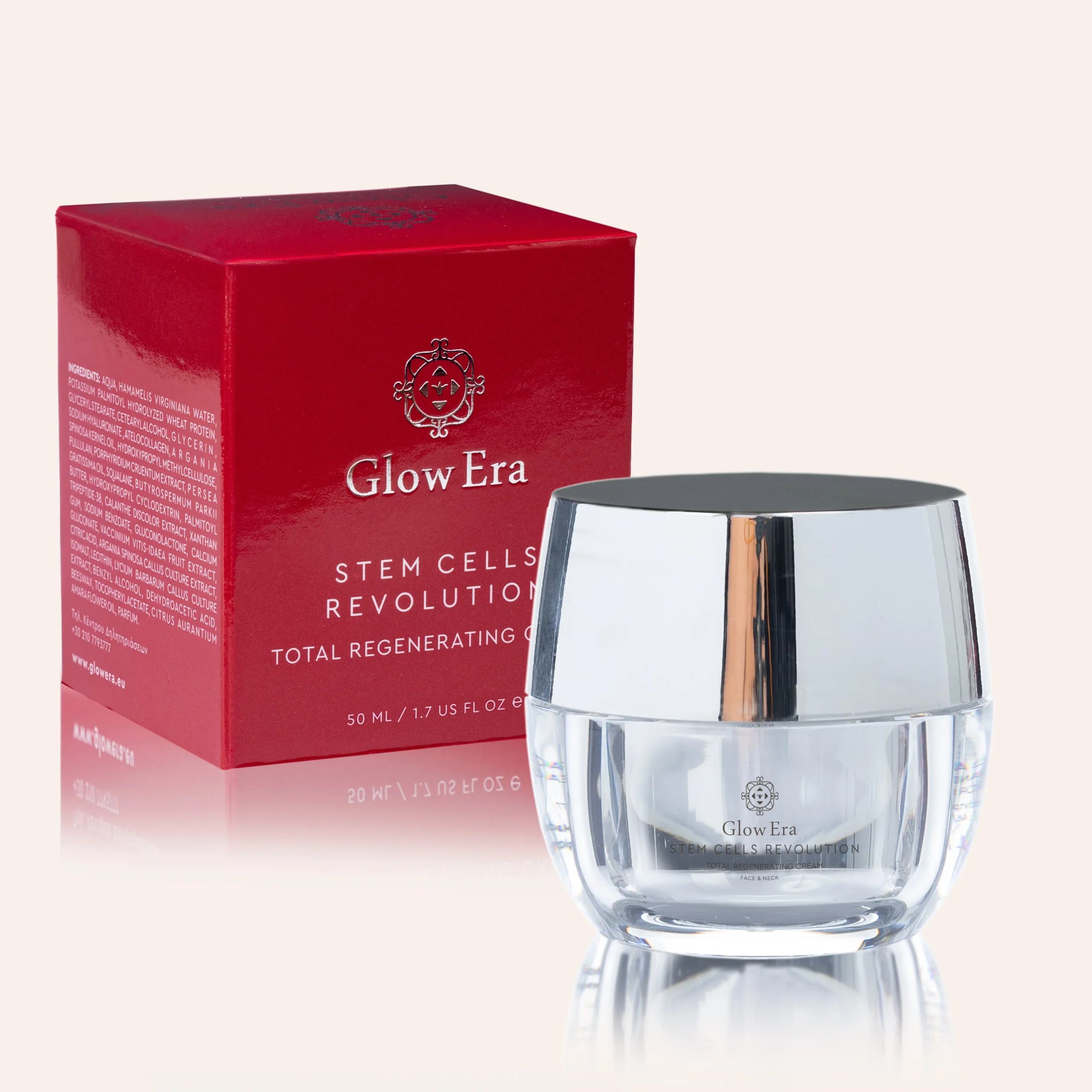 Κρέμα Προσώπου Glow Era Stem Cells Revolution Total Regenerating Cream 50ml