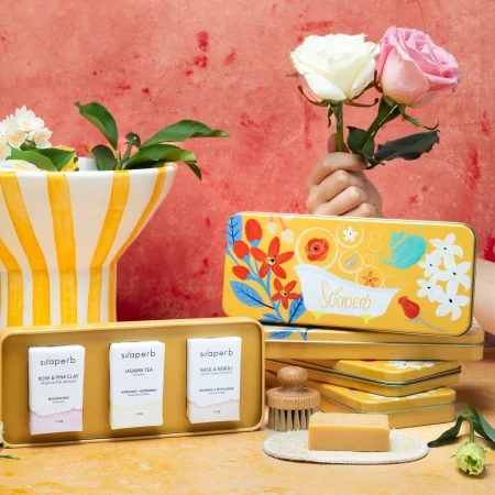 Μεταλλική Κασετίνα Φρουτώδης και Μυρωδάτη – Soaperb Fruity & Floral