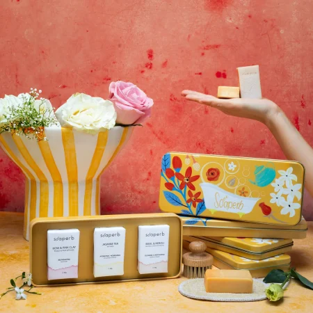 Μεταλλική Κασετίνα Φρουτώδης και Μυρωδάτη – Soaperb Fruity & Floral