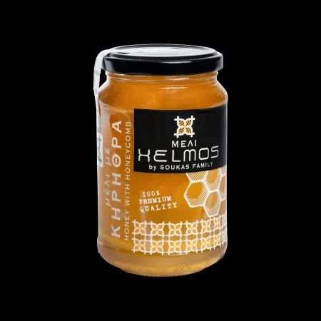 Μέλι με Κηρήθρα Χελμός 350gr