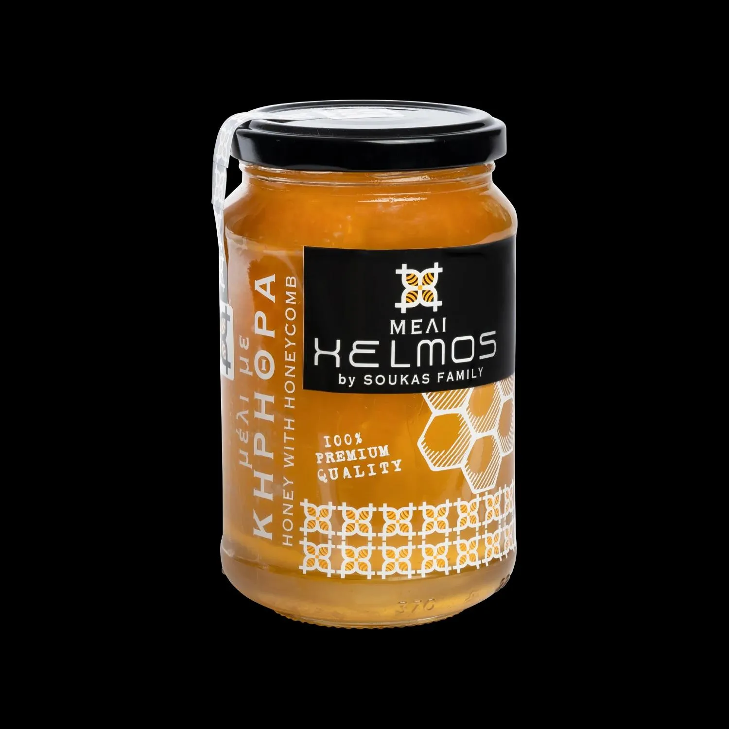 Μέλι με Κηρήθρα Χελμός 350gr