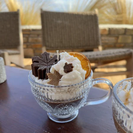 Χειροποίητα Κεριά Cinnamon & Creamy Orange με Χριστουγεννιάτικο Άρωμα