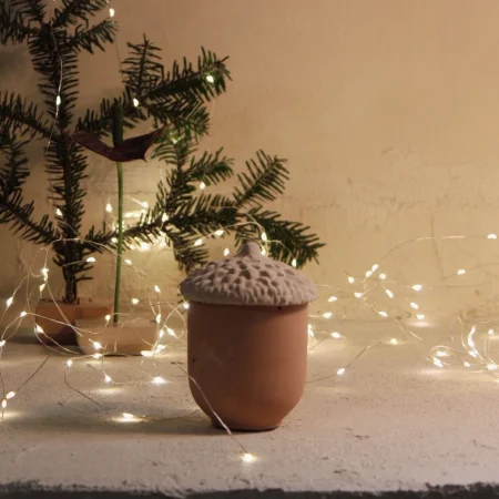 Κερί Velanidi Χειροποίητο Τσιμεντένιο Δοχείο 130gr με Άρωμα Gluhwein