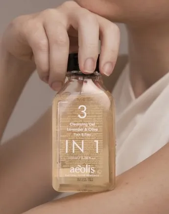 Gel Καθαρισμού Προσώπου 3 in 1 100ml Aeolis