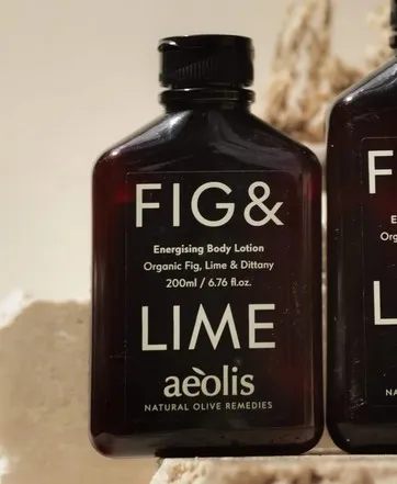 Γαλάκτωμα Σώματος Σύκο, Λάιμ & Δίκταμο 200ml Aeolis - Image 5