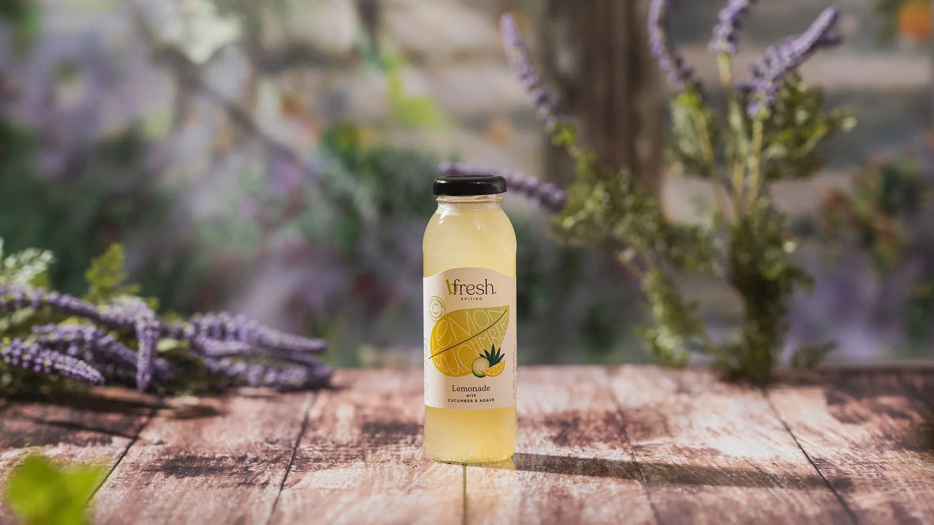 Βιολογική Λεμονάδα με Αγγούρι & Αγαύη – Hydrating RTD 250ml