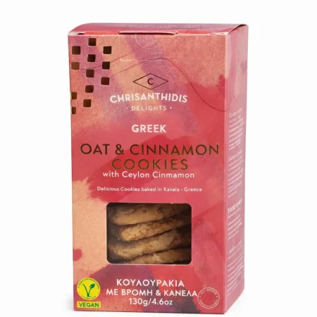 Κουλουράκια με Βρώμη και Κανέλα 130gr