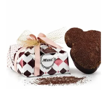 Η Pasticceria Muzzi Colomba Ciocco Ghiotta Gran Classica αποτελεί μια εκλεπτυσμένη πρόταση της ιταλικής ζαχαροπλαστικής, ιδανική για την πασχαλινή περίοδο αλλά και για δώρο υψηλής αισθητικής.