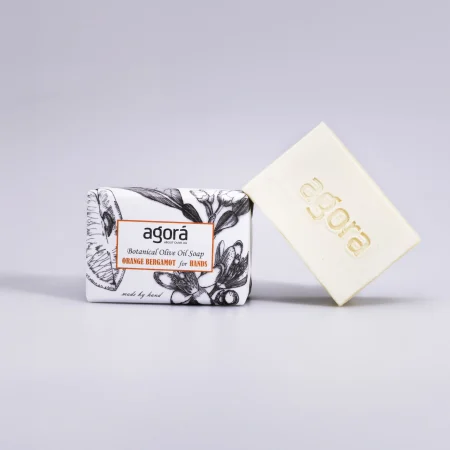 Σαπούνι Πορτοκαλιάς & Περγαμόντο για τα Χέρια, 120gr Agora
