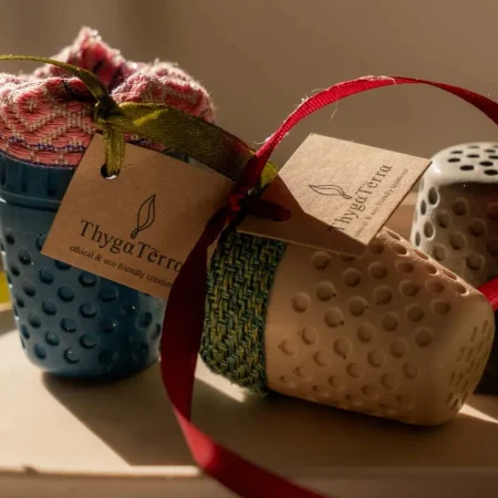 Κερί Σόγιας Δαχτυλήθρα με Άρωμα Λεμόνι Πορτοκαλί