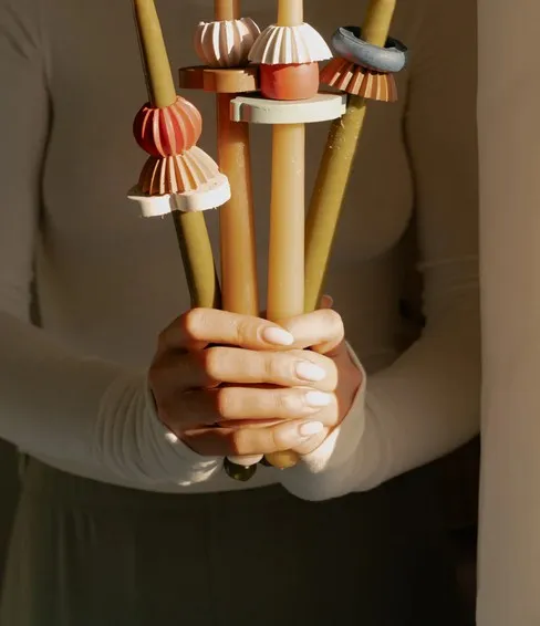 Λαμπάδα από Φυσικό Μελισσοκέρι - Image 3