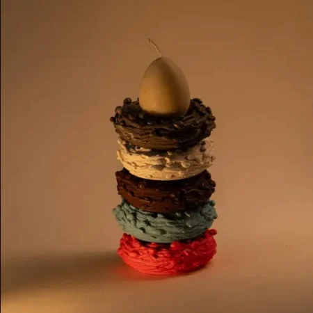 Κηροπήγιο για Κερί Αυγό ‘Η Φωλιά’