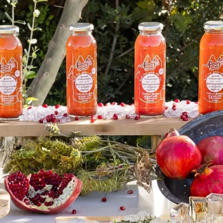 Τσάι του Βουνού με Χυμό Ρόδι & Βιολογική Αγαύη 260ml