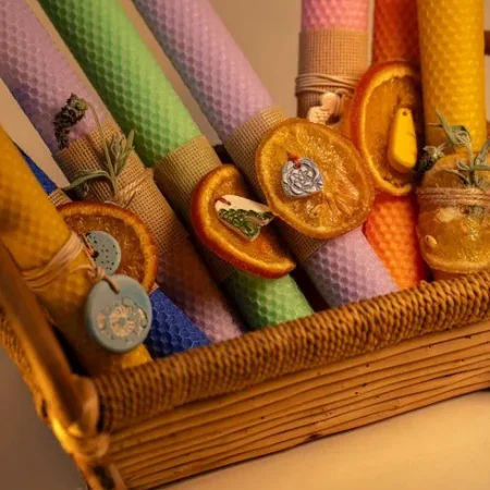 Λαμπάδα από Φύλλο Κηρήθρας