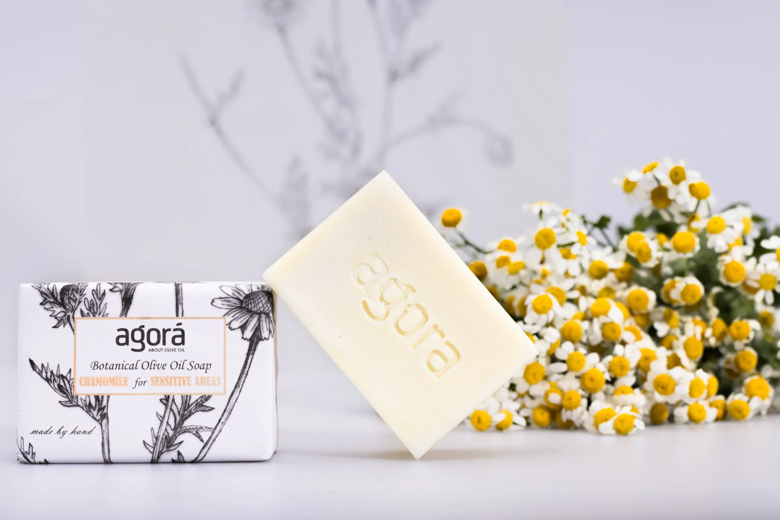 Σαπούνι Χαμομήλι για τις Ευαίσθητες Περιοχές 120gr Agora - Image 3