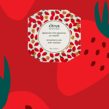 Φράουλα Πίτα Φρούτου με Καρύδι 70gr