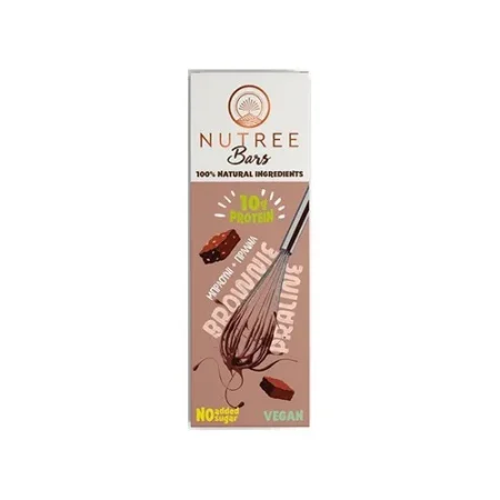 Μπάρα Πρωτεΐνης Μπράουνι Πραλίνα 60gr Nutree