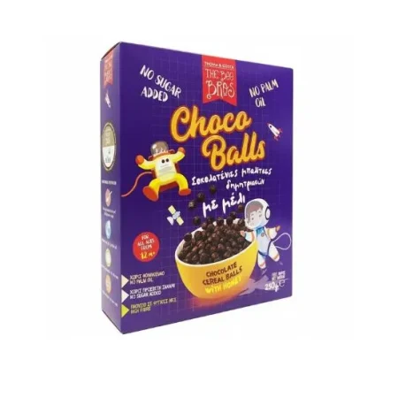 Δημητριακά Σοκολατένιες Μπαλίτσες Μελιού 250gr The Bee Bros