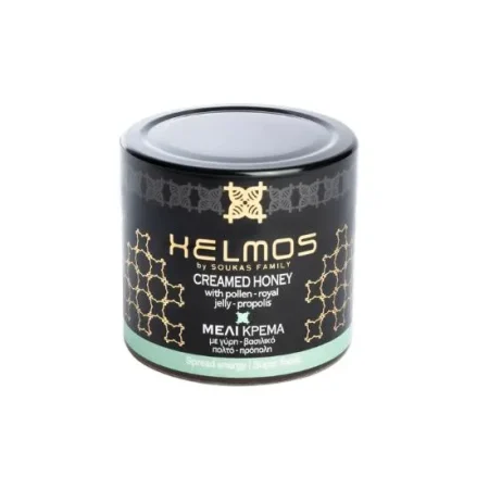 Μέλι με Γύρη, Βασιλικό Πολτό & Πρόπολη Χελμός