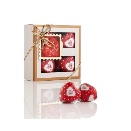 Valentine Classic Square Καρδιές Μπίτερ