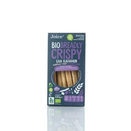 Κριτσίνια με ελιές Καλαμών Bio Breadly Crispy 120gr