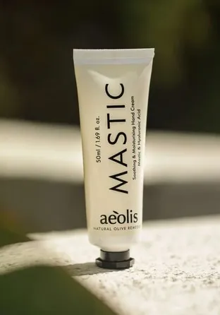 Κρέμα Χεριών Ανάπλασης & Ενυδάτωσης Υαλουρονικό – Μαστίχα 50ml Aeolis