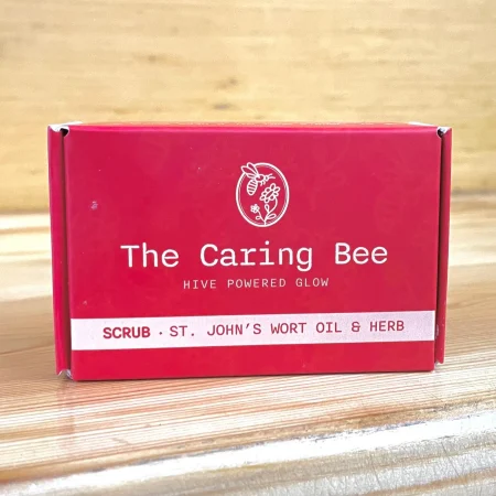 Σαπούνι Scrub με Βαλσαμέλαιο και Βαλσαμόχορτο The Caring Bee 110gr