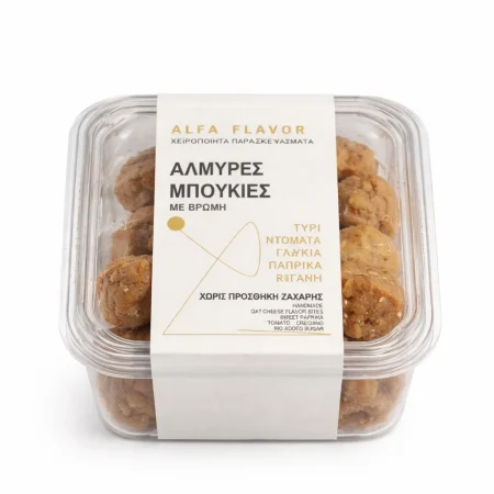 Αλμυρές Μπουκιές με Βρώμη Τυρί, Ντομάτα, Γλυκιά Πάπρικα & Ρίγανη Alfa Flavor 180gr