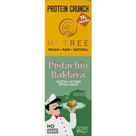 Μπάρα Πρωτεΐνης Μπακλαβά Κελυφωτό 50gr Nutree