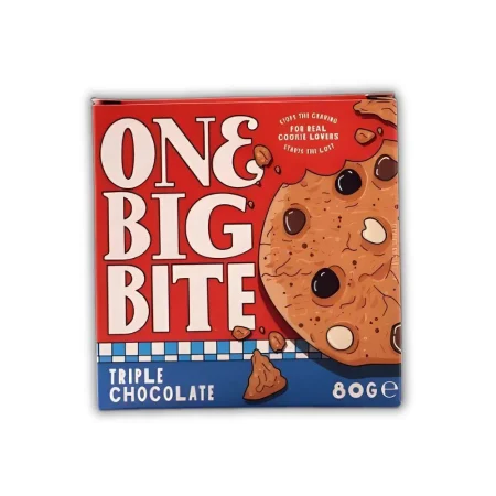 Μπισκότο Triple Chocolate One Big Bite 80gr