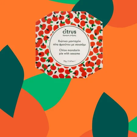 Χιώτικο Μανταρίνι Πίτα Φρούτου με Σουσάμι 70gr