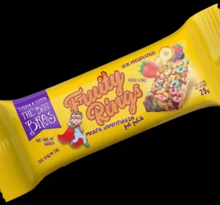 Μπάρες Δημητριακών με Μέλι και Φρούτα 5x25gr The Bee Bros