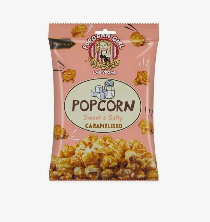 Popcorn Καραμελωμένο Γλυκό & Αλμυρό Girl Las Vegas 65gr
