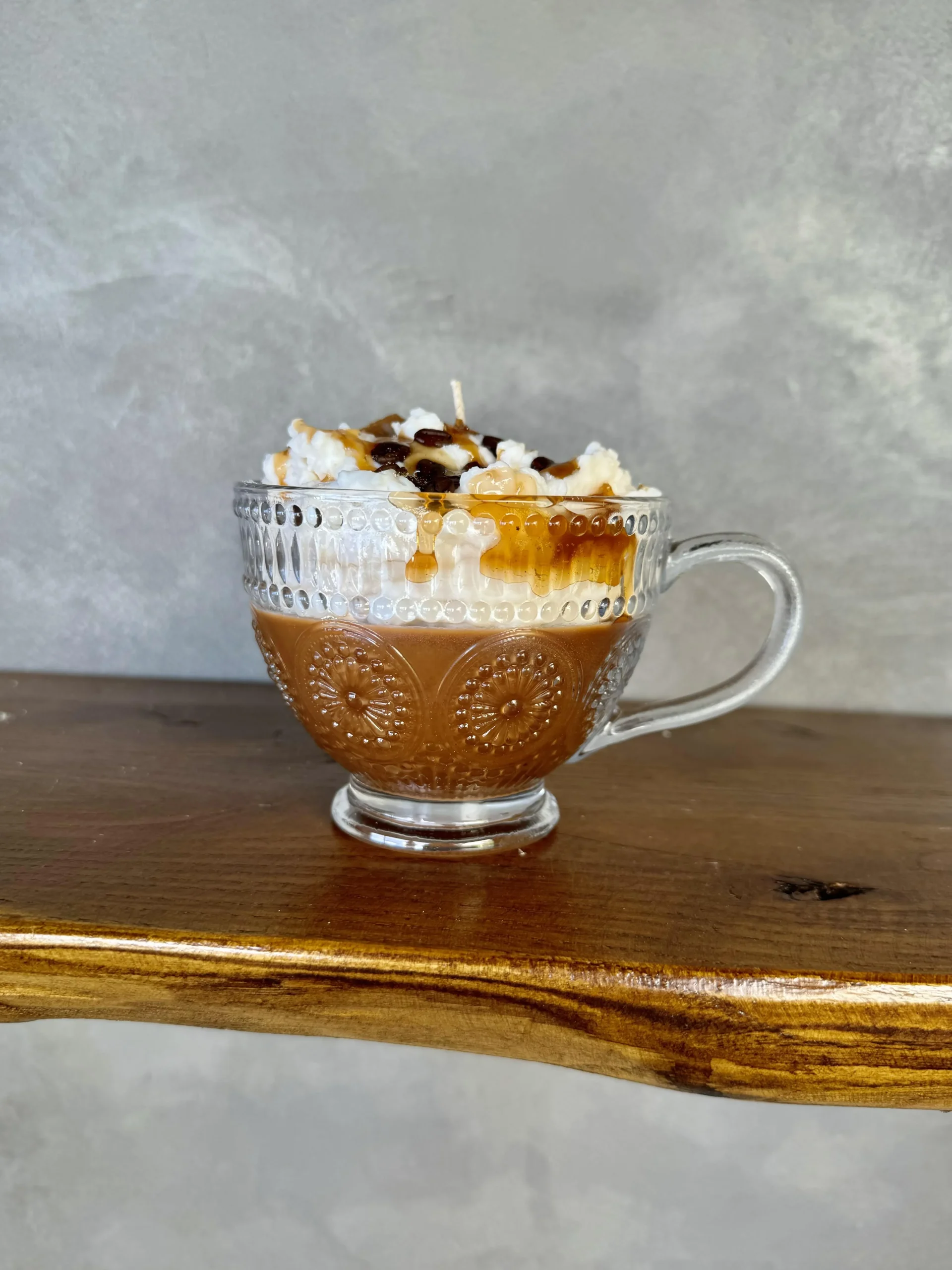 Χειροποίητα Κεριά Cappuccino Caramel με Χριστουγεννιάτικο Άρωμα - Image 3