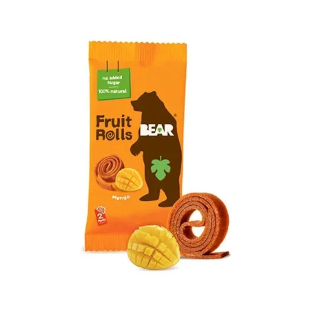 Bear Fruit Rolls Μάνγκο Χωρίς Ζάχαρη 5x20gr
