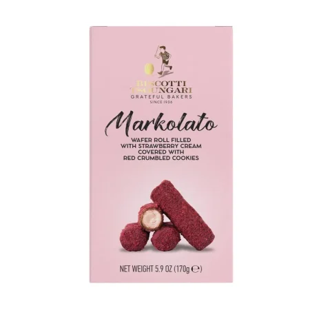 Μαρκολάτο με Κρέμα Φράουλας & Επικάλυψη Red Velvet 170gr