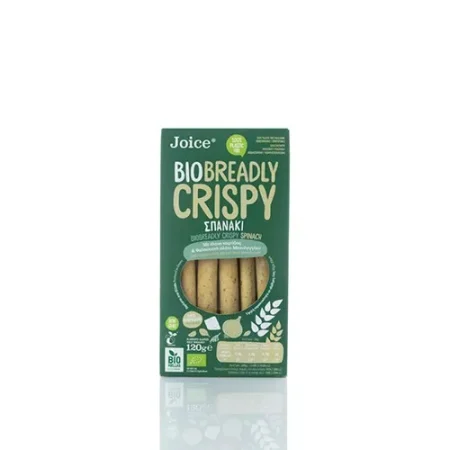 Κριτσίνια με σπανάκι Bio Breadly Crispy 12gr